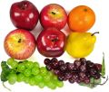 Artificial Fake Fruit, 8 Pcs Faux Fruit Centerpieces Dining Table Decorative, Lifelike Fruits Set Contain Fake, Grape, Orange, Pear for Home Kitchen Décor. 