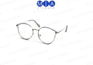 Gọng kính mắt mèo MIA EYEWEAR G91 cao cấp càng kim loại chất xi bóng đẹp viền khung nhựa tạo phong cách hàn quốc