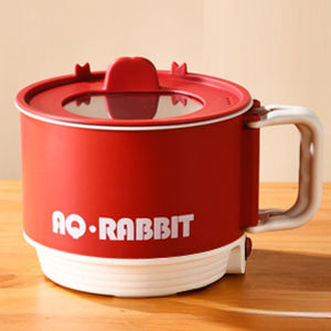 Mini Dormitory Electric Cooker Foldable Handle Multifunctional Electric Cooker Fast Heating Electric Cooking Pot Household Non Stick Hot Pot Frying Pan