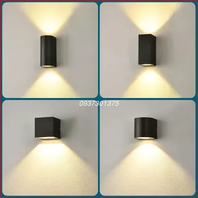 Đèn Tường Led Trang Trí Trong Nhà và Ngoài Trới Loại Hắt Sáng 2 Đầu Và 1 ĐầuChất Liệu Nhôm hợp Kim - Hàng Chống Nước IP66 - Bảo Hành 2 Năm
