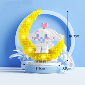 Toybebe Mainan Balok Cinnamoroll Edukasi Karakter Kartun Mainan Anak DIY 3D Puzzle Brick Mini Nano Block