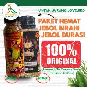 PAKET HEMAT Pakan Jebol Birahi & Pakan Jebol Durasi Makanan Burung Lovebird menjadikan Fighter