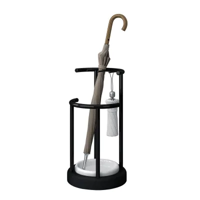 ISSI DIARY Umbrella Storage Rack Household Entry Umbrella Rack Shelf Iron Art Drain Umbrella Bucket