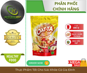 OATTA - Yến mạch trái cây Hạnh nhân phô mai 300gr