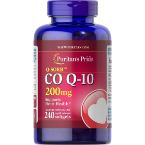 Ready stock Puritans Pride COQ10 200mg 240 CoQ10 caps 輔酶Q10