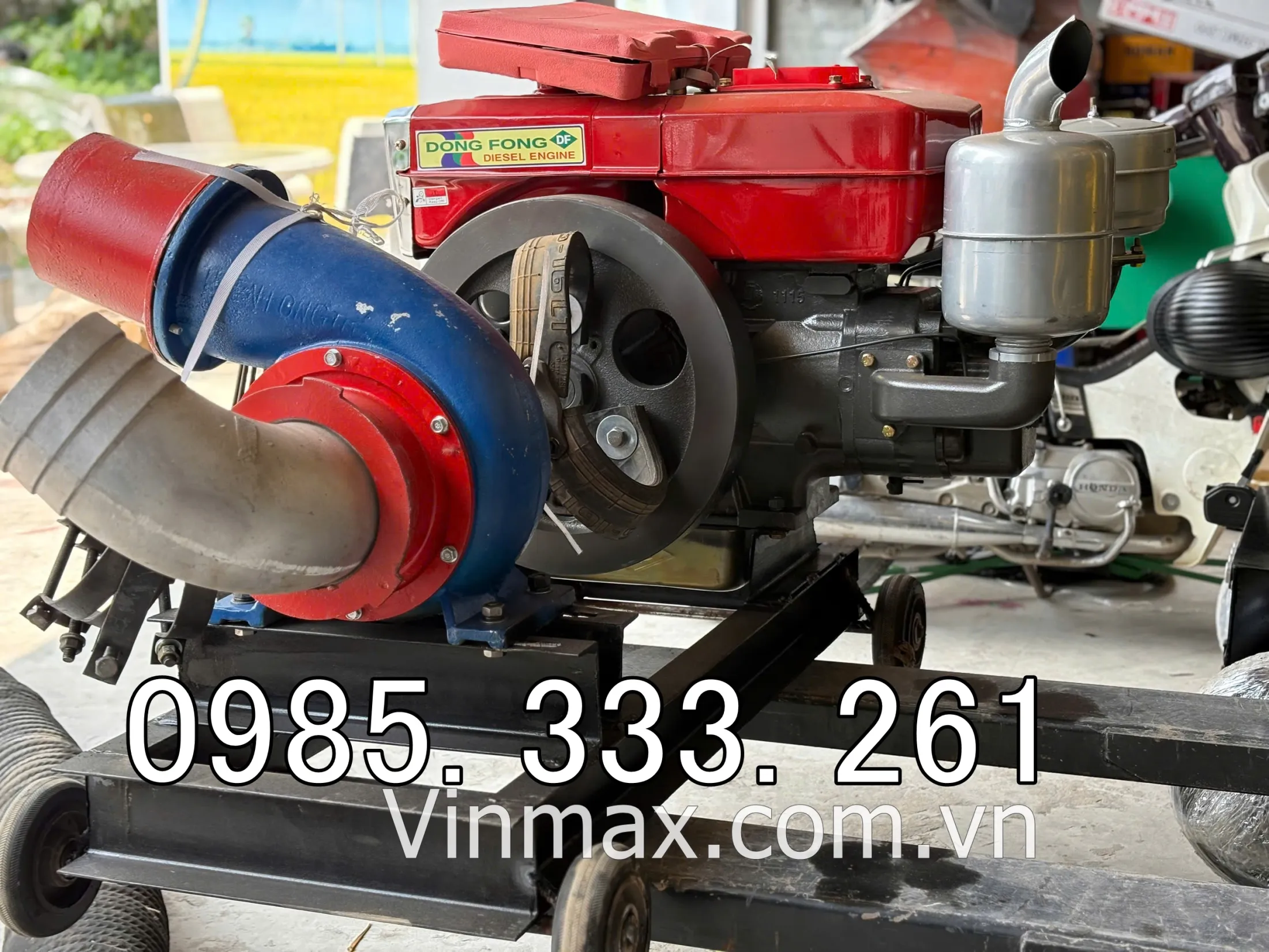 Máy bơm nước D24 cho nông nghiệp Turbo phi 150