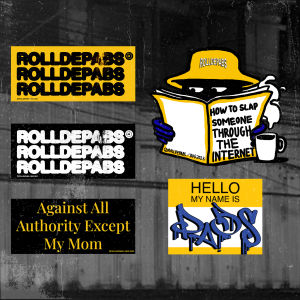 Sticker Pack Street Strikes BDG (Large)