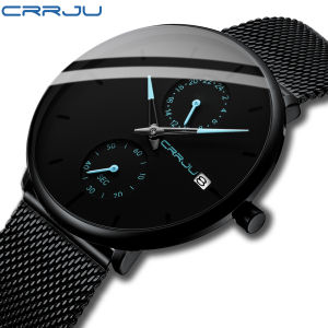 CRRJU Mens Watch Waterproof Quartz Watch Calendar Features for Business Daily Sports Casual Cool (2265)