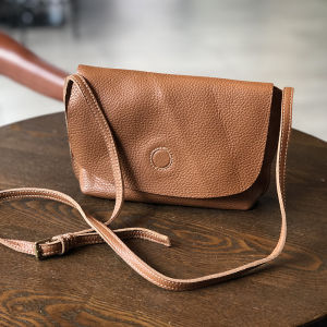 BeeGreen Women Real Leather Small Shoulder Bag High Quality Cellphone Pouch Classic Flap Open Sling Bag with Detachable inner bag