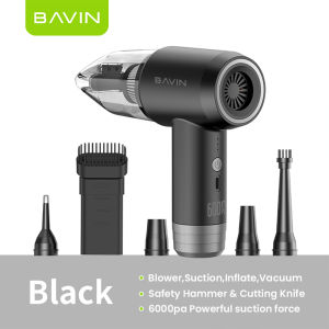 BAVIN VC01 6 in 1 Handheld Wireless  Portable Vacuum Cleaner 6000Pa Suction Rechargeable Wet & Dry for Car & Home