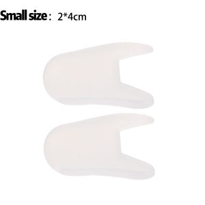 2Pcs Soft Transparent A-shaped Toe Separator Thumb Bunion Overlapping Toes Correcttor Pain Relief Silicone Foot Care Tools