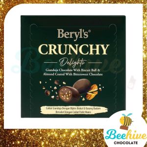 Beryls Crunchy Delights Chocolate Crunchy Ball / B Pop Bittersweet White Milk Chocolate 50g - 60g