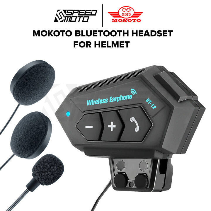 MOKOTO BT 12 ANTI INTERFERENCE BLUETOOTH MOTORCYCLE BT HELMET