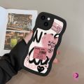 PA Softcase Gelombang karakter SS134 Casing HP Kekinian kompatibel untuk iphone 7 8 PLUS X XS XR 11 12 13 14 PROMAX. 