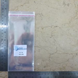 PLASTIK OPP 8 X 16 CM 20 MICRON Per 5 Pack