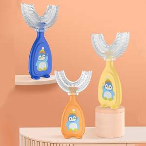 Baby Coco Baby Toothbrush U shape Toothbrush for kids Silicone Toothbrush for kids 2-7 years old