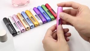 5ml Mini Perfume Spray Bottle Refillable Cosmetic Atomizer Bottle Travel Portable Fine Mist Bottle