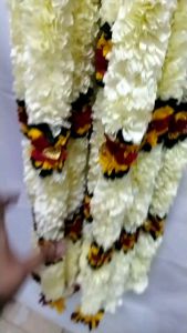 6 feet cotton cloth maalai .1 pair (2 pc) ...2inci thicknes+/-