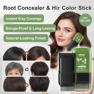 ✨Natural Disposable Hair Dye Sticks Black Hair Stick/ Hair Coloring Cream No Hair Damage Quickly Cover Gray Hair Emergency Solutions Trimming Your Hair Color