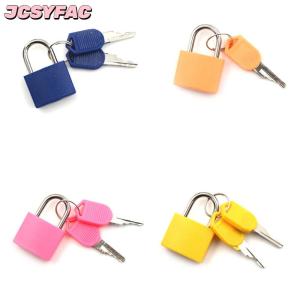 JCSYFAC Ổ khóa thép mini chắc chắn ổ khóa ký túc xá ngăn kéo vali du lịch có 2 chìa khóa
