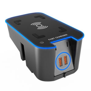 อะแดปเตอร์สำหรับ V60 V90 S60 Xc60 Xc90ของ Volvo อะแดปเตอร์แท่นชาร์จโทรศัพท์มือถือได้อย่างรวดเร็วที่ชาร์จไร้สายสำหรับใช้ในรถแม่เหล็กการตกแต่งภายในชิ้นส่วนรถยนต์2018-2023