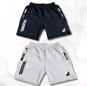 95Ribu Dapat 3pcs Celana Pendek Pria Olahraga Sporty - Celana Running Pria Sport Saku Zipper Gym Fitnes Bahan Tebal Scuba