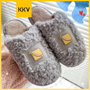 KKV-ohgo! Banana Grey Mens Cotton Slippers Soft and Comfortable 42-45 yards