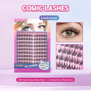 PERFECT DIARY Bulu Mata Gaya Komik Bentuk D Tunggal Bulu Mata Palsu Keriting Dapat Digunakan Kembali Panjang 10-14mm Ekstensi Bulu Mata