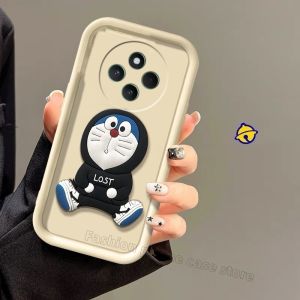 เคสโทรศัพท์ปลอกอ่อน VIVO IQOO Z10 iqooz10 5G ลายการ์ตูนแฟชั่นสามมิติตุ๊กตาโดราเอม่อน2025ปกป้องเลนส์ซิลิโคนกันกระแทก