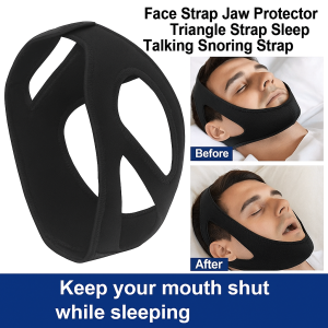 Triangle Chin Strap to Stop Snoring Adjustable Anti Snore Chin Strap Anti Snoring Belt Improve Sleep Quality Chin Strips Belt Better Breath Health