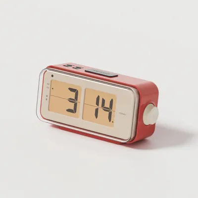 mooas Retro Flip Clock Auto Flip Alarm Clock