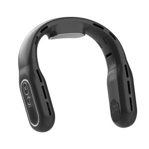 Hanging Fan with High Wind Power and Long Battery Life Dual Display Condensing Plate & Foldable Design for Quick Coolin