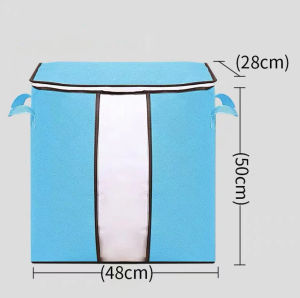 NEW Big Size Foldable Storage Box Clothes Pillow Blanket Closet Underbed Storage Bag Organizer Box Pouch