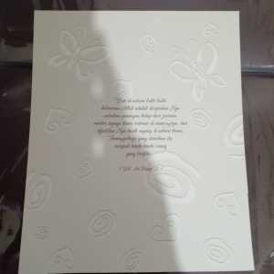 UNDANGAN ERA BARU 8882 UNDANGAN NIKAH UNDANGAN PERNIKAHAN WEDDING CARD KARTU UNDANGAN KARTU UCAPAN FREE PLASTIK