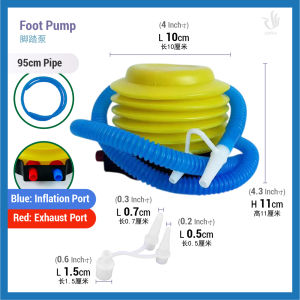 INTEX Double Quick Hand Pump Manual Air Pump Inflate For Toys Bed Bag Mattress Pam Kolam Angin 68612 手动充气泵充气玩具床压缩袋床垫充气沙发