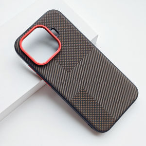 Applicable iqooz11turbo The phone case is skin-friendly z10+ Kevlar pattern iqoo15 case drop-proof golden armor