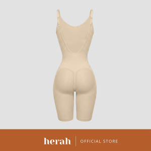 Herah Low Back Bodysuit Backless Shapewear Body Shaper Sculpting Seamless Plus Size Women