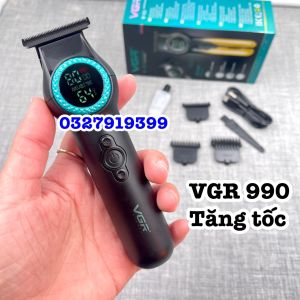 Tông đơ chấn viền VGR 990 tăng tốc - công suất lớn 9000 rpm