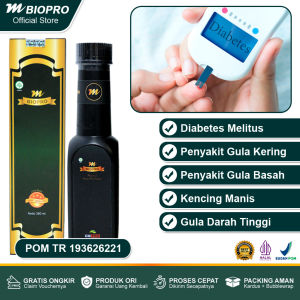 Obat Diabetes Paling Ampuh Gula Kering Gula Basah Diabetes Melitus Gula Darah Tinggi Kencing Manis Diabetes - Mbiopro Asli Original