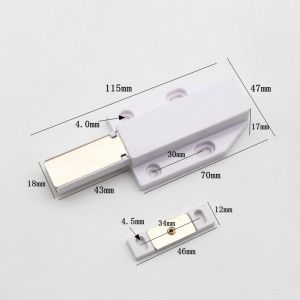 Magnetic Door Catches Push Release Cabinet Catch For Hidden Door Handle Replacement Heavy Duty​