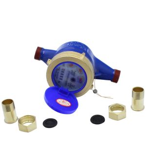 มาตรวัดน้ำ มิเตอร์วัดน้ำ มิเตอร์น้ำปะปา มิเตอร์วัดน้ำ มิตเตอร์น้ำ มาตรวัดน้ำ ระบบใบพัดเฟื่องจักร 1/2 15mm DN15 Water Meter【COD】