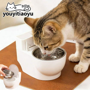 YOUYITIAOYU Toilet Water Dispenser Wall-mounted with Lid Cat Water Fountain Fun Dog Pot Cat Drinking Bowl