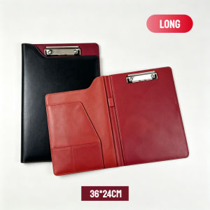 Leather Clipboard Portfolio File Folder Long Bond Paper Organizer Business Portfolio Folder Clipboard