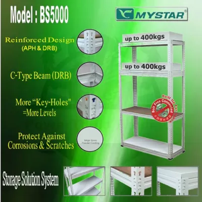 MYSTAR BOLTLESS RACK FOR BOMB SHELTER AND STOREROOM/ NO INSTALLATION PROVIDED