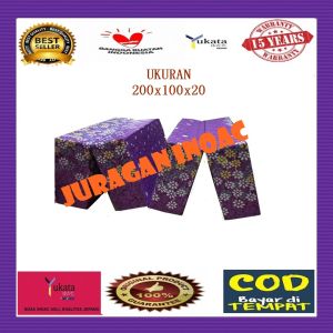 [ 200 x 100 x 20 ] Kasur Lipat Inoac Yukata  / Kasur Lipat Busa Inoac Yukata Custom Uk  200 x 100 x 20 cm Garansi 15 Tahun / Inoac Yukata Original / Kasur Inoac Yukata custom Anti Kempes / Termurah Kasur Lipat Inoac Yukata Cutom Uk 200 x 100 x 20 cm Asli