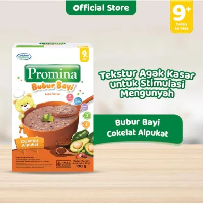 Promina Sweet Chocolate Avocado Box 100 gr - Bubur Bayi - Promina Coklat Alpukat - Untuk 9 Bulan Keatas