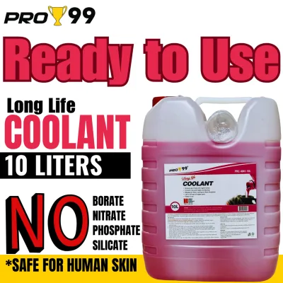 PRO99 Pink Long Life Radiator Coolant 10 Liters Ready to Use