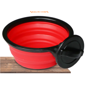 Chén gắn chuồng lồng vận chuyển cho Chó Mèo xếp gọn tiện lợi (mẫu mới) - Hara Pet Store