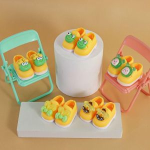 BK6H Họa tiết giả da Giày mini Phụ kiện búp bê Làm bằng tay Búp bê ăn mặc Dễ thương PVC Giày búp bê Quà tặng sinh nhật