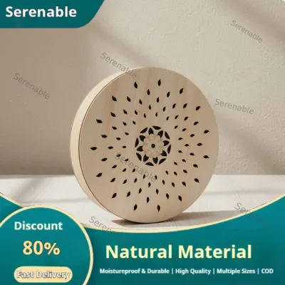 Serenable Relaxing Tones Rain Sound Drum Natural Wood Stream Sound Creator Easy to Play Wave Drum Portable for Mindful Movement Practitioners Meditators Beginners Relaxation